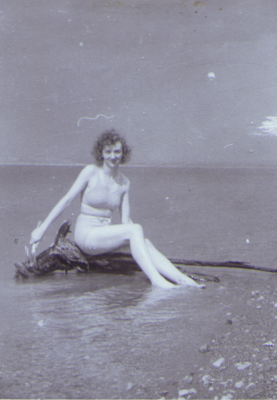 Diane at beach
