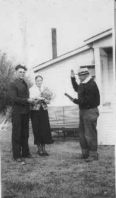 Ralph's mock wedding